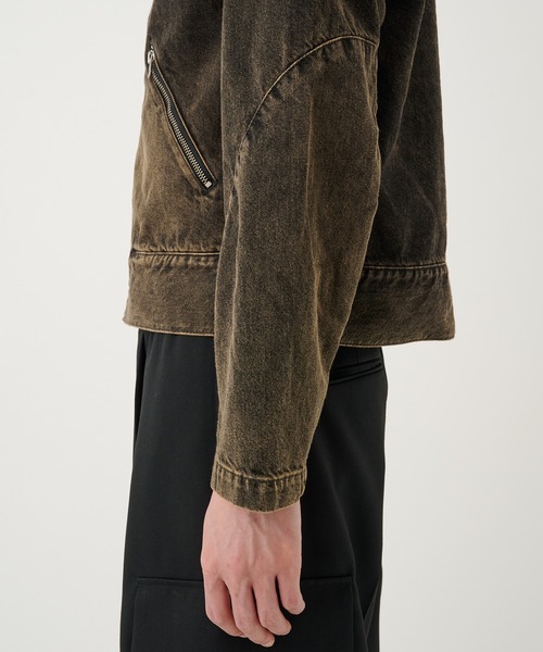 Jieda（ジエダ）の「DENIM ZIP JACKET（デニムジャケット・メンズ・インディゴブルー/ブラック・1/2）」の13枚目の写真