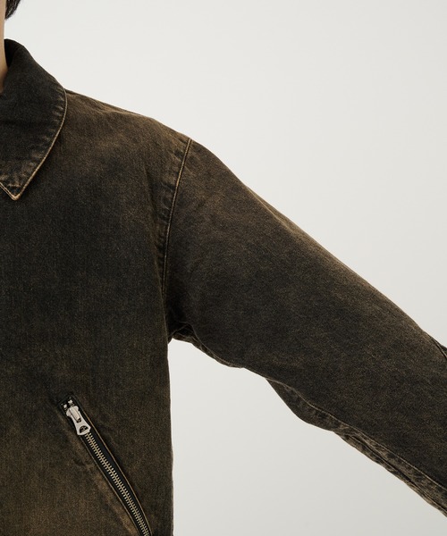 Jieda（ジエダ）の「DENIM ZIP JACKET（デニムジャケット・メンズ・インディゴブルー/ブラック・1/2）」の15枚目の写真