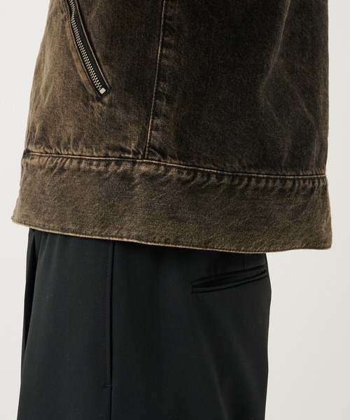 Jieda（ジエダ）の「DENIM ZIP JACKET（デニムジャケット・メンズ・インディゴブルー/ブラック・1/2）」の14枚目の写真