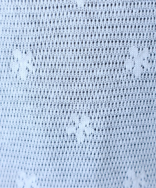 bulle de savon(ビュルデサボン)の「△hana×mesh ジャガード 長袖プルオーバー(Tシャツ/カットソー・レディース・カーキ/チャコールグレー/ホワイト/キナリ・FREE)」の19枚目の写真