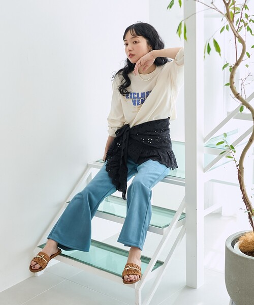 Mac Duggal☆フリルストラップ付き プリーツ ガウン SLY | FRILL PUFF CUT トップス (Tシャツ・カットソー(半袖