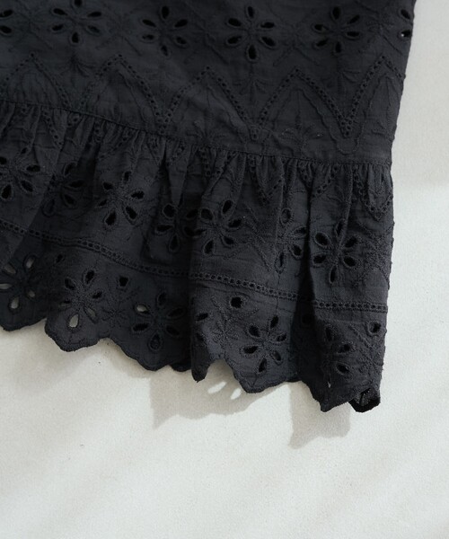 FREAK'S STORE（フリークスストア）の「インド マルチウェイ ラウンドフリルレース（その他トップス・レディース・ブラック/オフホワイト・ﾌﾘ-）」の14枚目の写真