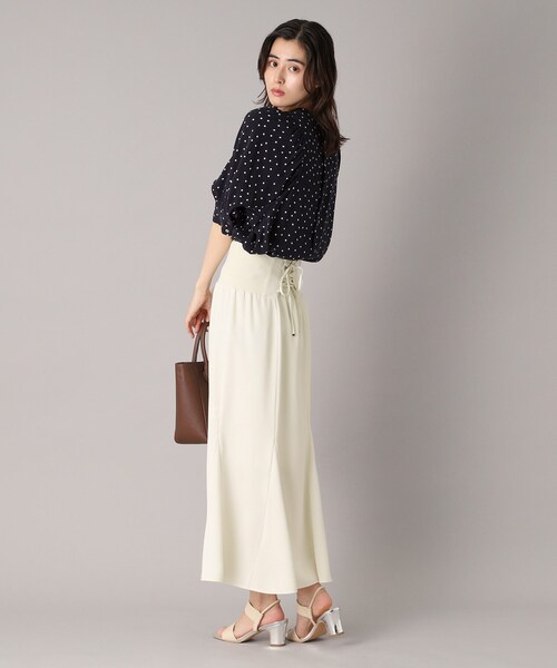 DRESSTERIOR（ドレステリア）の「【大人百花春号掲載 モデル美香さん着用】バックストラップマーメイドスカート（スカート・レディース・ブラック/ホワイト・34/36/38/40）」の9枚目の写真