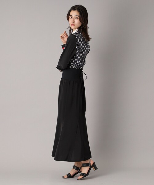 ドレステリア（DRESSTERIOR）/【大人百花春号掲載 モデル美香さん着用】バックストラップマーメイドスカート セール】【大人百花春号掲載 モデル美香さん着用】バックストラップ