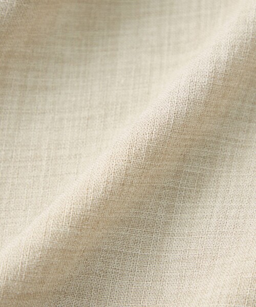 CAST:（キャストコロン）の「【セットアップ対応/洗える/吸水速乾】リネンライクノーカラーサマージャケット（テーラードジャケット・レディース・ネイビー/ベージュ/ブラック・S/M/L）」の16枚目の写真