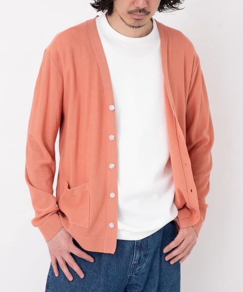 URBAN RESEARCH Sonny Label(アーバンリサーチサニーレーベル)の「リネン混ニットカーディガン(カーディガン/ボレロ・メンズ・ナチュラル/チャコールグレー/ネイビー/ピンク・MEDIUM/LARGE)」の18枚目の写真