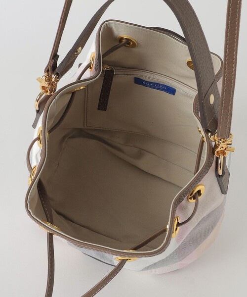 BLUE LABEL CRESTBRIDGE(ブルーレーベルクレストブリッジ)の「クレストブリッジチェックキャンバスコロン(ショルダーバッグ・レディース・グリーン系その他・FREE)」の7枚目の写真