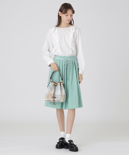 BLUE LABEL CRESTBRIDGE(ブルーレーベルクレストブリッジ)の「クレストブリッジチェックキャンバスコロン(ショルダーバッグ・レディース・グリーン系その他・FREE)」の11枚目の写真