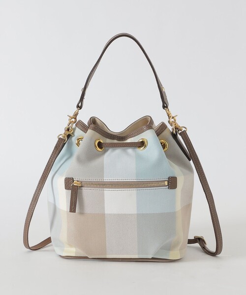BLUE LABEL CRESTBRIDGE(ブルーレーベルクレストブリッジ)の「クレストブリッジチェックキャンバスコロン(ショルダーバッグ・レディース・グリーン系その他・FREE)」の13枚目の写真