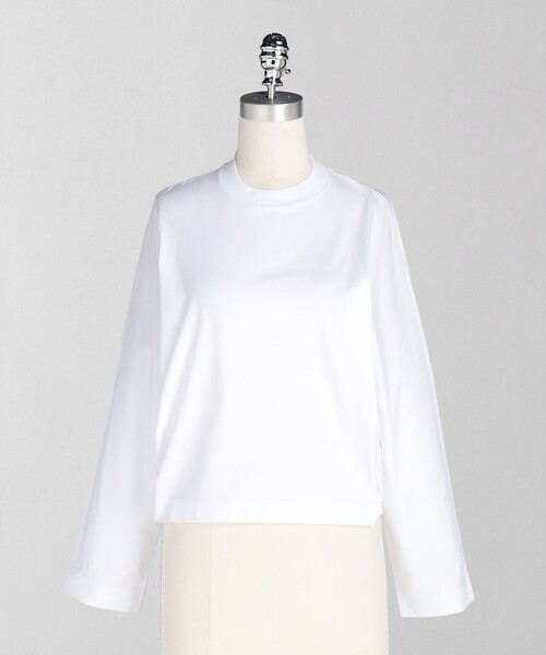 新品 未着用 LOEFF ロエフ 白 ホワイト リブ カットソー セール】＜LOEFF＞スビンコットン ドルマン Tシャツ（Tシャツ