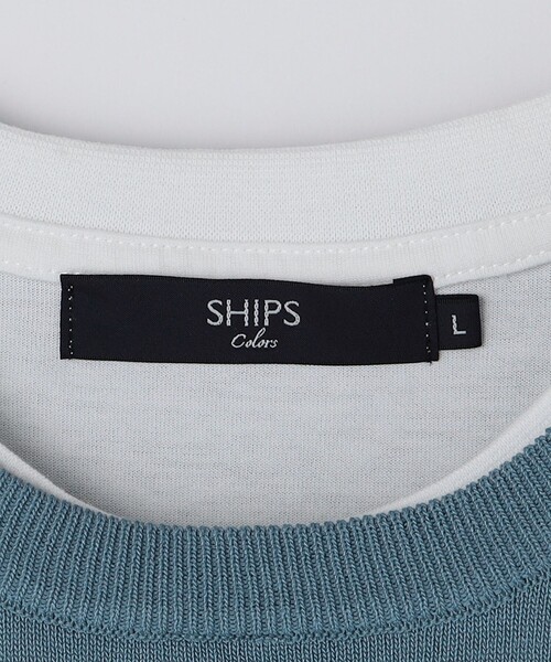 SHIPS Colors（シップス カラーズ）の「SHIPS Colors:〈洗濯機可能〉ベスト Tシャツ アンサンブル◇（ニット/セーター・メンズ・ネイビー/グレー/ブルー・MEDIUM/LARGE/X-LARGE）」の4枚目の写真