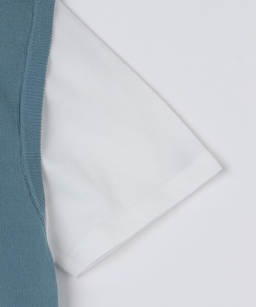 SHIPS Colors（シップス カラーズ）の「SHIPS Colors:〈洗濯機可能〉ベスト Tシャツ アンサンブル◇（ニット/セーター・メンズ・ネイビー/グレー/ブルー・MEDIUM/LARGE/X-LARGE）」の5枚目の写真