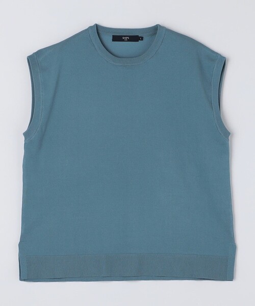 SHIPS Colors（シップス カラーズ）の「SHIPS Colors:〈洗濯機可能〉ベスト Tシャツ アンサンブル◇（ニット/セーター・メンズ・ネイビー/グレー/ブルー・MEDIUM/LARGE/X-LARGE）」の7枚目の写真
