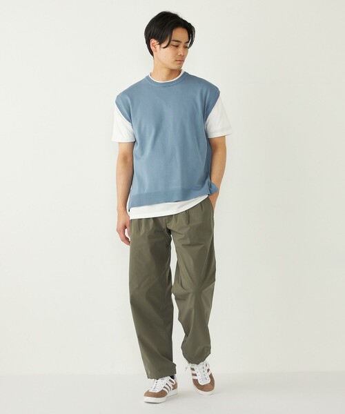 SHIPS Colors（シップス カラーズ）の「SHIPS Colors:〈洗濯機可能〉ベスト Tシャツ アンサンブル◇（ニット/セーター・メンズ・ネイビー/グレー/ブルー・MEDIUM/LARGE/X-LARGE）」の22枚目の写真