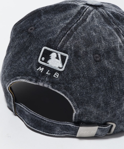 MLB ベーシック ワッペン アンストラクチャー ボールキャップ NY セール】【MLB KOREA/エムエルビーコリア】ヘビー ウォッシング