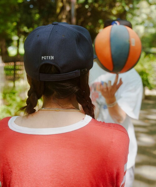 POTEN（ポテン）の「【POTEN /ポテン】80s P LOGO CAP ロゴキャップ（キャップ・メンズ・ブルー系その他2/ブルー系その他3/ブラック/ブルー系その他/ネイビー・FREE）」の8枚目の写真