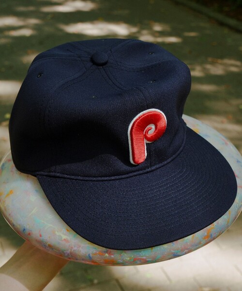 POTEN（ポテン）の「【POTEN /ポテン】80s P LOGO CAP ロゴキャップ（キャップ・メンズ・ブルー系その他2/ブルー系その他3/ブラック/ブルー系その他/ネイビー・FREE）」の9枚目の写真