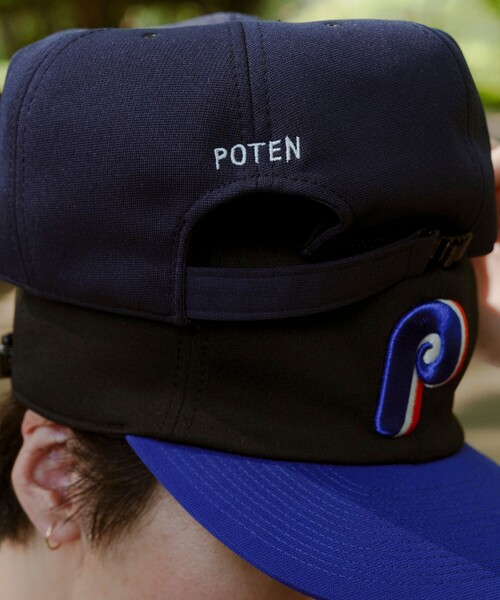 POTEN（ポテン）の「【POTEN /ポテン】80s P LOGO CAP ロゴキャップ（キャップ・メンズ・ブルー系その他2/ブルー系その他3/ブラック/ブルー系その他/ネイビー・FREE）」の10枚目の写真