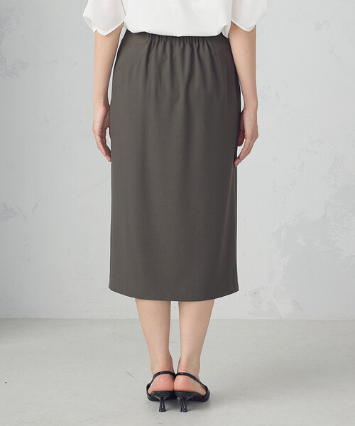 COMME CA MODELS（コムサモデルズ）の「ポリエステルドライツイル　タイトスカート（スカート・レディース・カーキ/ネイビー/ベージュ/ブラック・LARGE/MEDIUM/X-SMALL/X-LARGE/SMALL）」の22枚目の写真