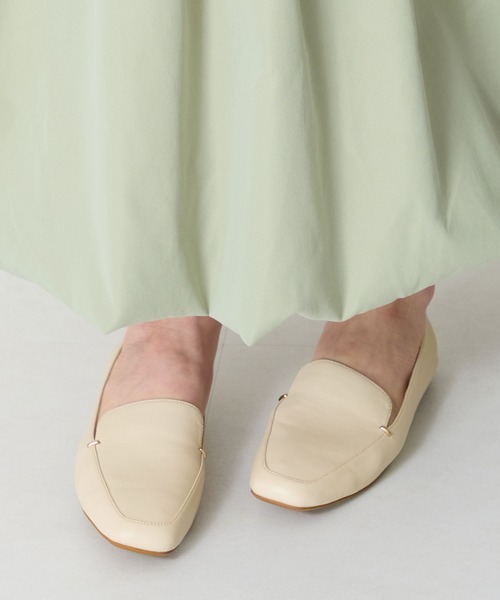 WA ORiental TRaffic（ダブルエーオリエンタルトラフィック）の「メタル アクセント オペラシューズ /R-4011 ローファー パンプス 通勤（ローファー・レディース・ブラック/ベージュ・41/40/39/37/36/35/34/38/42/33/43）」の18枚目の写真