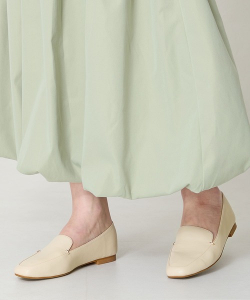 WA ORiental TRaffic（ダブルエーオリエンタルトラフィック）の「メタル アクセント オペラシューズ /R-4011 ローファー パンプス 通勤（ローファー・レディース・ブラック/ベージュ・41/40/39/37/36/35/34/38/42/33/43）」の3枚目の写真