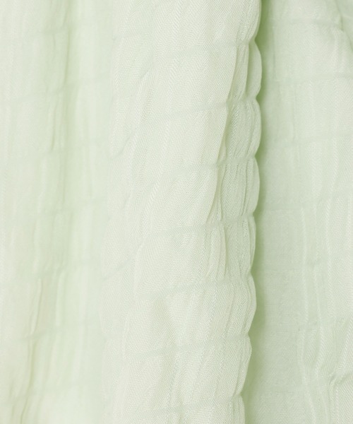 Ada.(エイダ)の「2WAY ボタンデザイン ふんわり パフリーブ ブラウス(シャツ/ブラウス・レディース・ブラック/アイボリー/グリーン/ライトブルー/ホワイト/ブラウン/ライトピンク・M/L)」の10枚目の写真