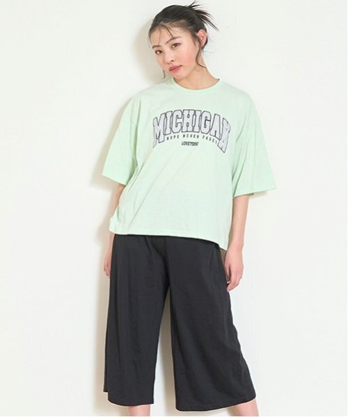 ルームウェア・パジャマ tak セール】【ルームウェア/パジャマ】半袖Tシャツ＆7分丈パンツ