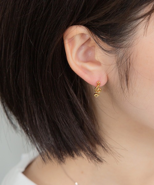 Peony(ピオニー)の「【Peony/ピオニー】/音符モチーフピアス(ピアス(両耳用)・レディース・ゴールド/シルバー・FREE)」の8枚目の写真