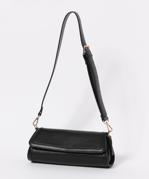 Andemiu（アンデミュウ）の「シリンダーフラップBAG419510（ショルダーバッグ・レディース・ナチュラル/ブラック・FREE）」の3枚目の写真
