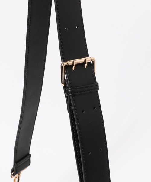 Andemiu（アンデミュウ）の「シリンダーフラップBAG419510（ショルダーバッグ・レディース・ナチュラル/ブラック・FREE）」の8枚目の写真