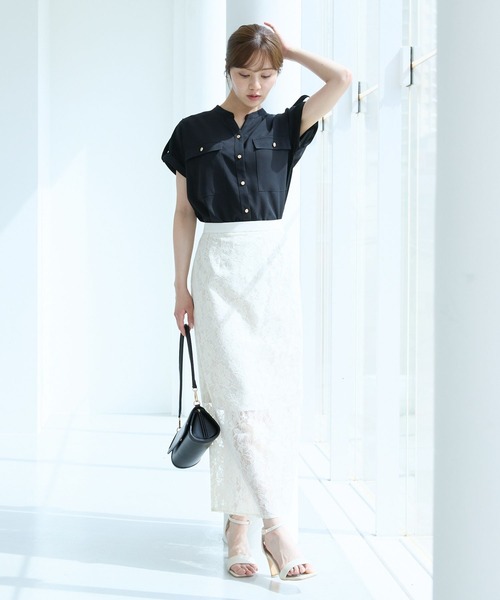 Andemiu（アンデミュウ）の「シリンダーフラップBAG419510（ショルダーバッグ・レディース・ナチュラル/ブラック・FREE）」の19枚目の写真