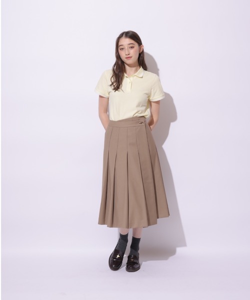 【Rirandture】ラッププリーツミディスカート(新品未使用) Rirandture（リランドチュール）の「ラッププリーツミディスカート