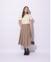 新作新品タグ付き　リランドチュール♡ラッププリーツミニスコート リランドチュール ラッププリーツミニスコート リランドチュール ミニ