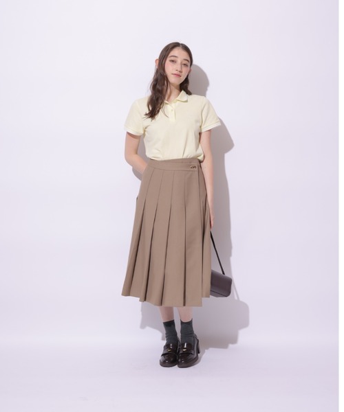ラッププリーツミディスカート（スカート）｜Rirandture（リ