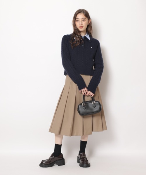 Rirandture（リランドチュール）の「ラッププリーツミディスカート