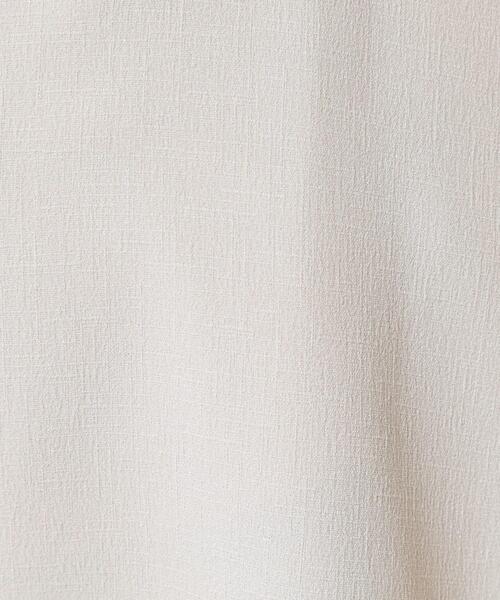 ITS'DEMO(イッツデモ)の「【UVケア/吸水速乾/洗濯機OK】麻調合繊スカート<ラク服シリーズ>(スカート・レディース・ネイビー系2/サックスブルー/ホワイト系5/ナチュラル/ブルー・00)」の12枚目の写真