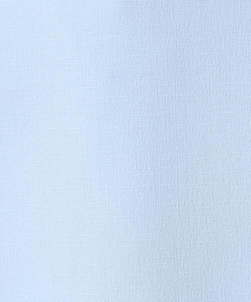 ITS'DEMO(イッツデモ)の「【UVケア/吸水速乾/洗濯機OK】麻調合繊スカート<ラク服シリーズ>(スカート・レディース・ネイビー系2/サックスブルー/ホワイト系5/ナチュラル/ブルー・00)」の16枚目の写真