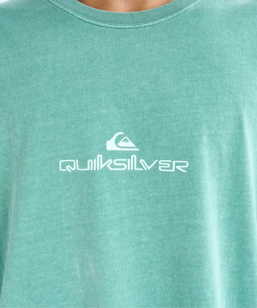 Quiksilver(クイックシルバー)の「DOUBLE LOGO ST /クイックシルバーレギュラーフィットロゴ半袖Tシャツ(Tシャツ/カットソー・メンズ・ホワイト/ブラック/グリーン・LARGE/X-LARGE/MEDIUM)」の8枚目の写真