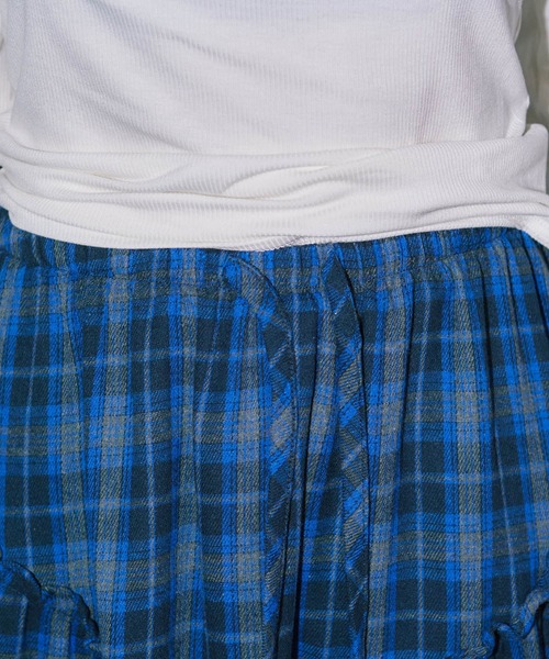 LIENCOEUR（リアンクール）の「チェックレイヤードスカート（スカート・レディース・ブルー/ブラック・FREE）」の18枚目の写真