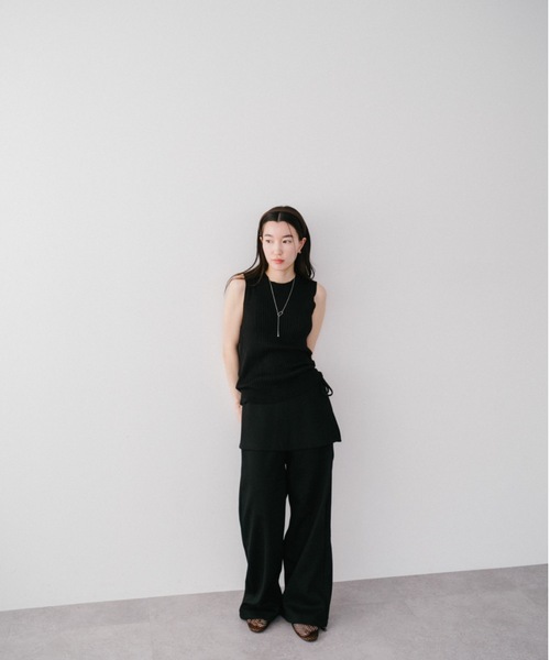 DRWCYS（ドロシーズ）の「レイヤードスウェットパンツ（スウェットパンツ・レディース・ブラック/グレー・FREE）」の16枚目の写真