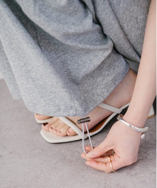 DRWCYS（ドロシーズ）の「レイヤードスウェットパンツ（スウェットパンツ・レディース・ブラック/グレー・FREE）」の4枚目の写真