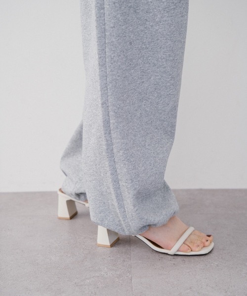 DRWCYS（ドロシーズ）の「レイヤードスウェットパンツ（スウェットパンツ・レディース・ブラック/グレー・FREE）」の3枚目の写真