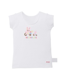 MIKI HOUSE（ミキハウス）の「うさこ　フライス半袖Ｔシャツ【肌着】（インナーウェア/肌着）」
