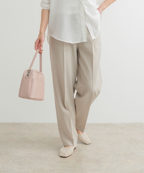 セール】『UR TECH DRYLUXE』センタープレスストレートパンツ