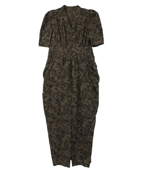 COEL（コエル）の「フロントボタンドレープワンピース（ワンピース・レディース・ブラック/ブラウン/ブルー・36/38）」の16枚目の写真