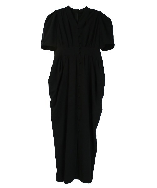 COEL（コエル）の「フロントボタンドレープワンピース（ワンピース・レディース・ブラック/ブラウン/ブルー・36/38）」の8枚目の写真