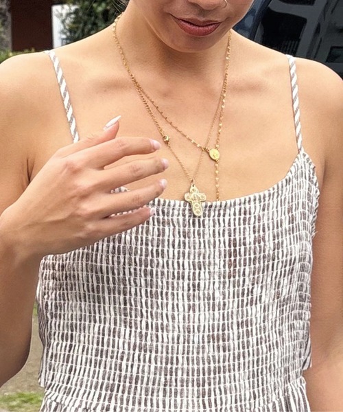 ROXY(ロキシー)の「TROPICAL GLOW MAXI S /ロキシーストライプ柄ロングワンピース(ワンピース・レディース・ブラウン・SMALL/LARGE/MEDIUM)」の11枚目の写真