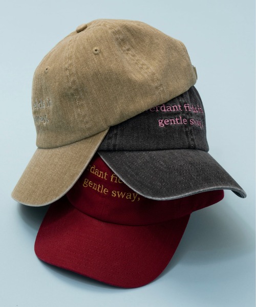 MAISON SPECIAL（メゾンスペシャル）の「Pigment Cap/ピグメントキャップ【MAISON SPECIAL/メゾンスペシャル】（キャップ・レディース・ボルドー/グレー/カーキ・FREE）」の9枚目の写真