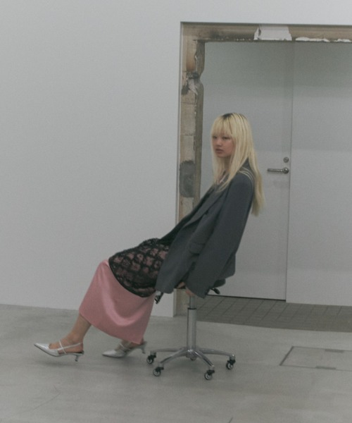 ANDRESD(アンドレスド)の「キラキラフラッフィーレースドレス / kirakira fluffy lace dress(ドレス・レディース・ブラック/オフホワイト・M/L)」の15枚目の写真