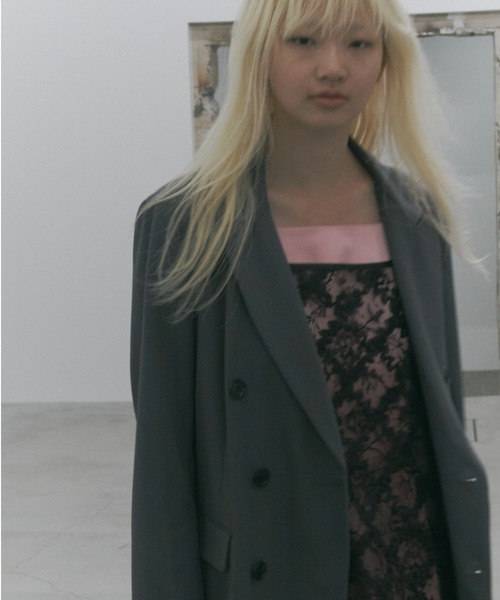 ANDRESD(アンドレスド)の「キラキラフラッフィーレースドレス / kirakira fluffy lace dress(ドレス・レディース・ブラック/オフホワイト・M/L)」の16枚目の写真